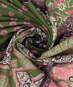 Hot Sapphire Printed Voile Dupatta Multi