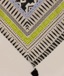 Discount Sapphire Printed Zari Voile Dupatta Black