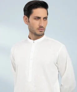 Online Sapphire Schiffli Embroidered Cotton Suit - Regular Fit White