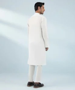 Online Sapphire Schiffli Embroidered Cotton Suit - Regular Fit White