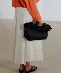 Outlet Sapphire Seersucker Skirt White