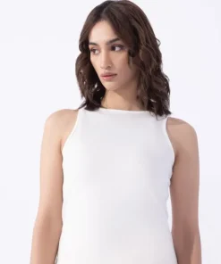 Best Sapphire Sleeveless T-Shirt white