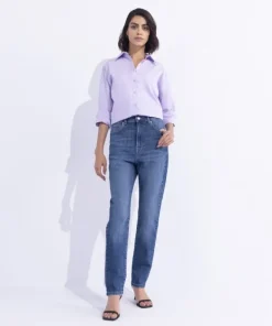 Fashion Sapphire Slim-Fit Jeans Blue Wash