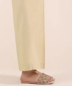 Sale Sapphire Solid Cambric Culottes Beige
