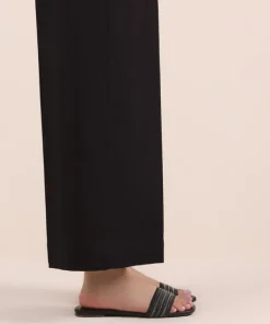 Clearance Sapphire Solid Cambric Culottes Black