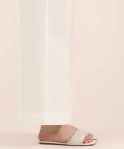 Online Sapphire Solid Cambric Culottes White