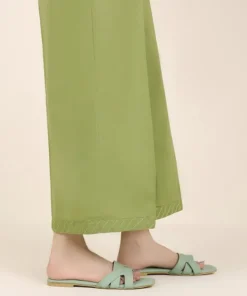 Clearance Sapphire Solid Cambric Culottes Green