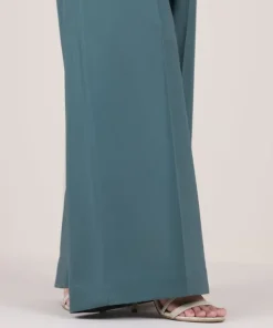 New Sapphire Solid Cambric Flared Pants