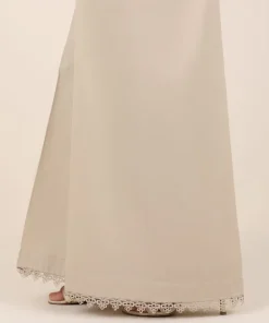 Discount Sapphire Solid Cambric Flared Pants Beige