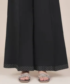 Outlet Sapphire Solid Cambric Flared Pants