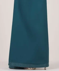Best Sapphire Solid Cambric Flared Pants