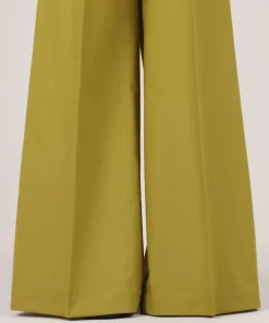 Discount Sapphire Solid Cambric Flared Pants