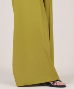 Discount Sapphire Solid Cambric Flared Pants