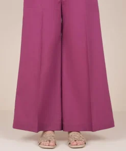 Best Sapphire Solid Cambric Flared Pants