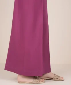 Best Sapphire Solid Cambric Flared Pants