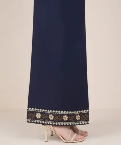 Outlet Sapphire Solid Cambric Flared Pants