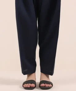 New Sapphire Solid Cambric Shalwar Blue