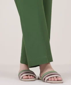 New Sapphire Solid Cambric Straight Pants