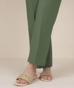 Best Sapphire Solid Cambric Straight Pants