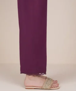 Best Sapphire Solid Cambric Straight Pants
