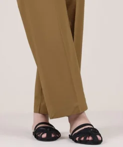 Discount Sapphire Solid Cambric Straight Pants