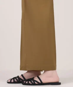 Discount Sapphire Solid Cambric Straight Pants