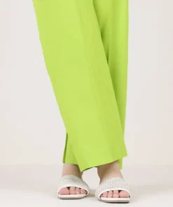 New Sapphire Solid Cambric Straight Pants