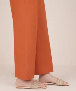 Best Sapphire Solid Cambric Straight Pants