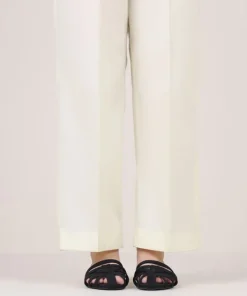 Outlet Sapphire Solid Cambric Straight Pants