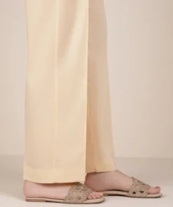 Sale Sapphire Solid Lycra Straight Pants