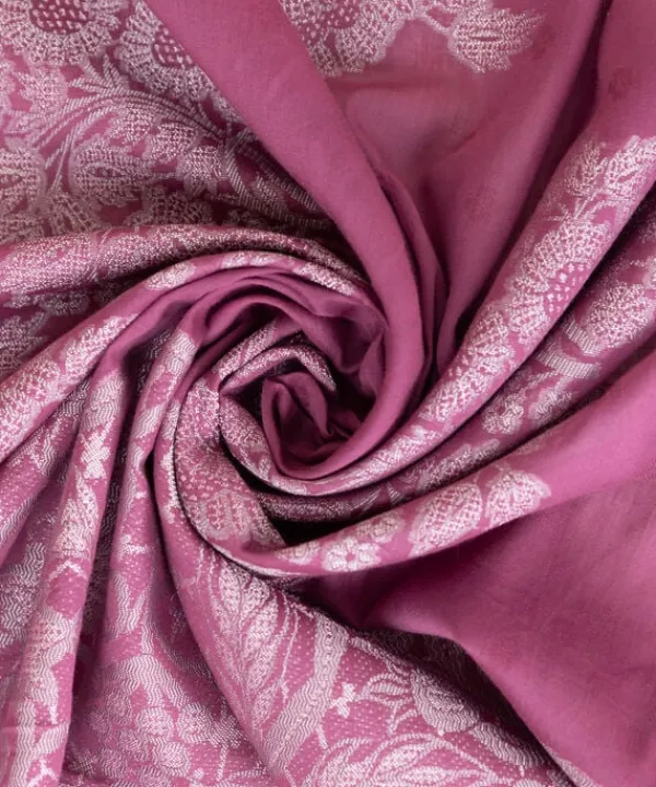 Hot Sapphire Textured Jacquard Dupatta