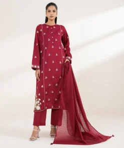 Fashion Sapphire Textured Voile Dupatta