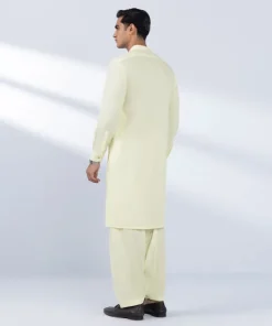 New Sapphire Viscose Blended Suit - Regular Fit Cream