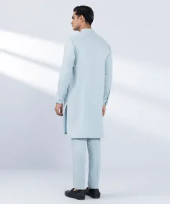 Clearance Sapphire Viscose Blended Suit - Regular Fit Sky Blue