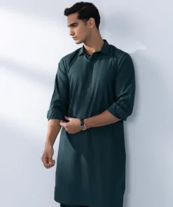 Fashion Sapphire Viscose Blended Suit - Regular Fit Green