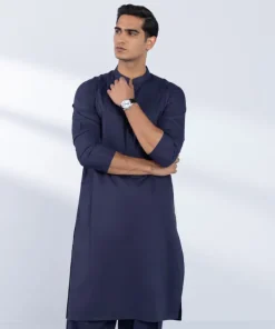 Online Sapphire Viscose Blended Suit - Slim Fit Navy