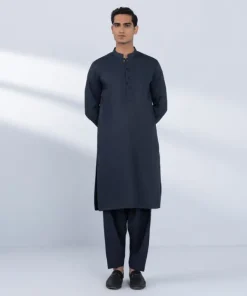 Online Sapphire Viscose Blended Suit - Slim Fit Navy