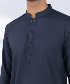 Online Sapphire Viscose Blended Suit - Slim Fit Navy