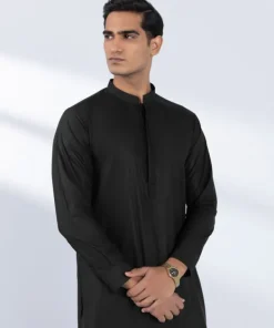 Hot Sapphire Viscose Blended Suit - Slim Fit Black