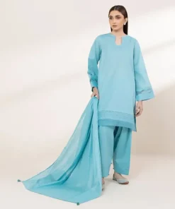 Discount Sapphire Voile Dupatta Blue