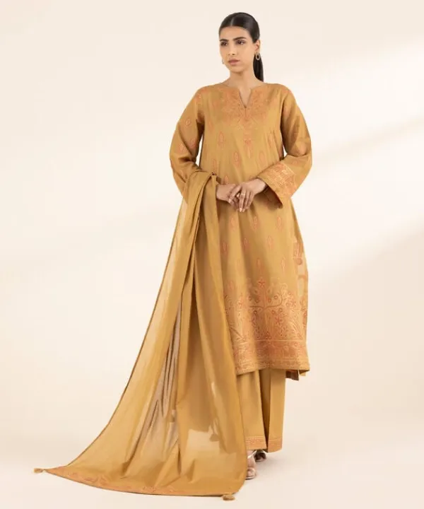 New Sapphire Voile Dupatta Brown