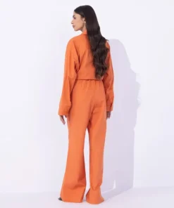 Best Sapphire Wide-Leg Trousers Rust