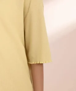 Outlet Sapphire Rib PJ Set Yellow